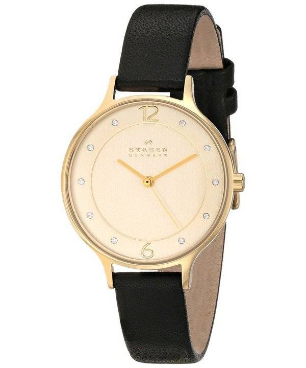 Skagen Anita guld-Tone krystalliseret SKW2266 damer ur