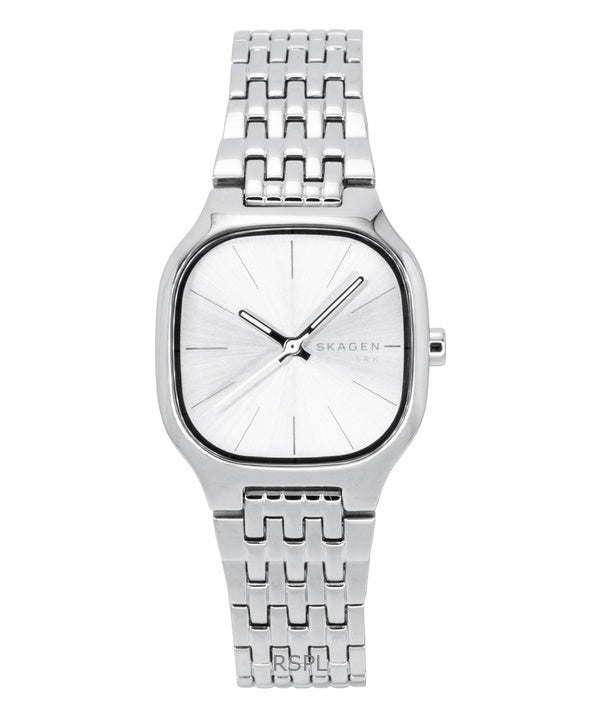 Skagen Mellem Lille rustfrit stål sølv urskive kvarts SKW3159 dameur