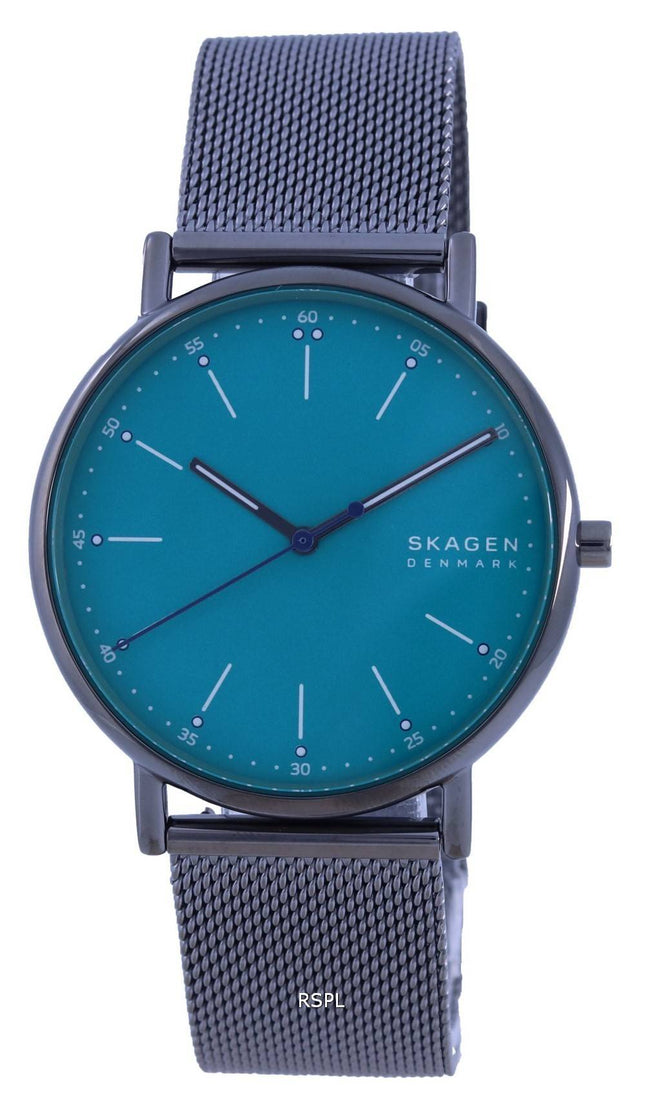 Skagen Signatur Blue Dial Rustfrit StÃ¥l Kvarts SKW6743 Herreur