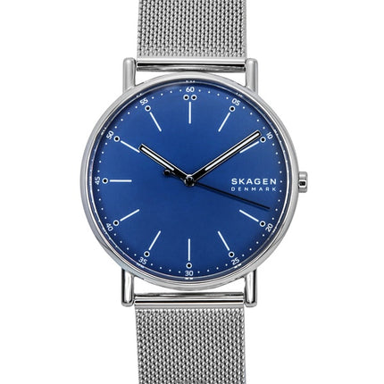 Skagen Signatur rustfrit stål blå urskive kvarts SKW6904 herreur