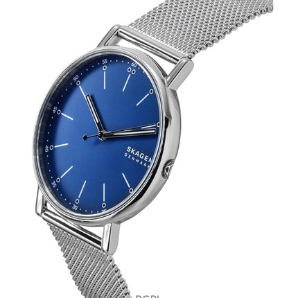 Skagen Signatur rustfrit stål blå urskive kvarts SKW6904 herreur