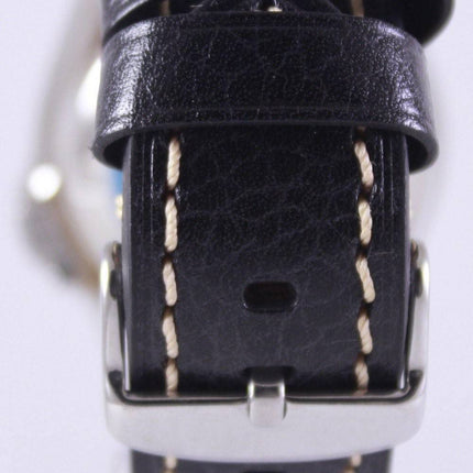 Seiko Automatic Divers Ratio Black Leather SKX009J1-LS2 200M Mens Watch