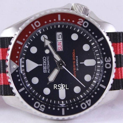 Seiko Automatic Divers 200M NATO Strap SKX009J1-NATO3 Mens WatchAll Seiko
