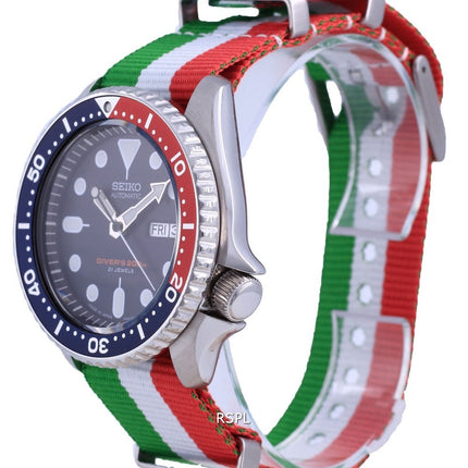 Seiko Automatic Diver's Polyester Japan Made SKX009J1-var-NATO23 200M Herreur