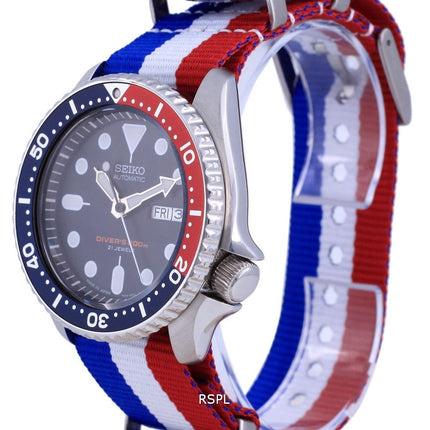 Seiko Automatic Diver's Polyester Japan Made SKX009J1-var-NATO25 200M Herreur