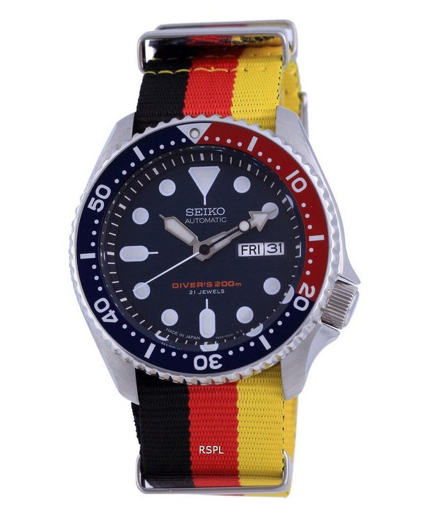 Seiko Automatic Diver's Polyester Japan Made SKX009J1-var-NATO26 200M Herreur