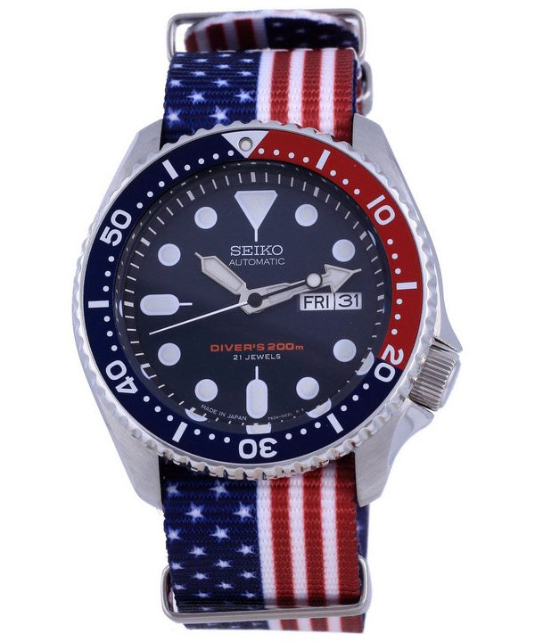 Seiko Automatic Diver's Polyester Japan Made SKX009J1-var-NATO27 200M Herreur