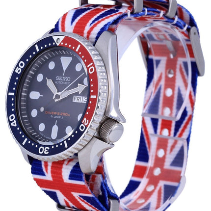 Seiko Automatic Diver's Polyester Japan Made SKX009J1-var-NATO28 200M Herreur