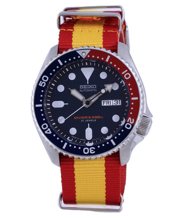 Seiko Automatic Diver's Polyester Japan Made SKX009J1-var-NATO29 200M Herreur