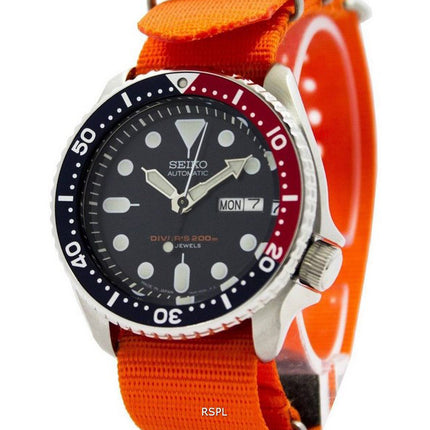 Seiko automatiske dykkerens 200M NATO rem SKX009J1-NATO7 Herreur
