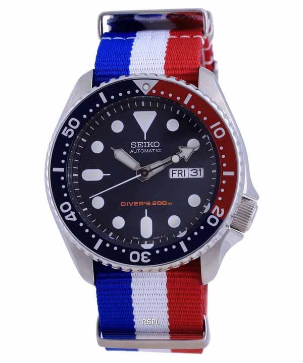Seiko Automatic Diver's Polyester SKX009K1-var-NATO25 200M Herreur