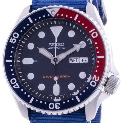 Seiko Automatic Diver&#39,s Deep Blue SKX009K1-var-NATO8 200M Herreur