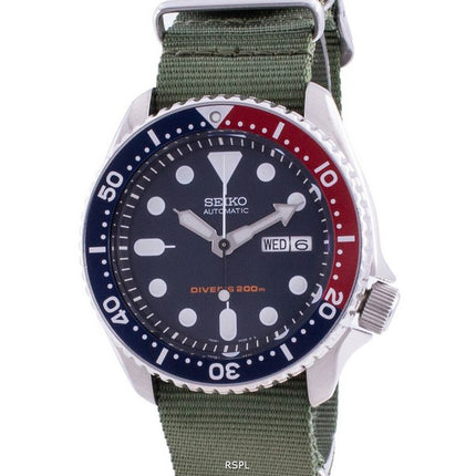Seiko Automatic Diver Deep Blue Herrenuhr SKX009K1-var-NATO9 200M