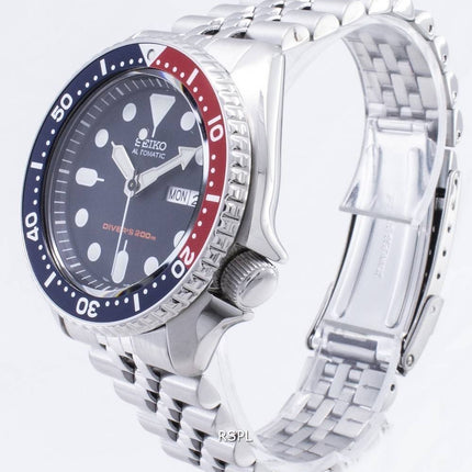 Renoveret Seiko automatisk dykkerur 200M jubilæumsrem SKX009K2 herreur