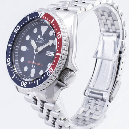 Renoveret Seiko automatisk dykkerur 200M jubilæumsrem SKX009K2 herreur