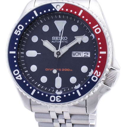 Renoveret Seiko automatisk dykkerur 200M jubilæumsrem SKX009K2 herreur