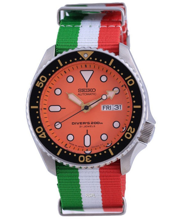 Seiko Automatic Diver's Japan Made Polyester SKX011J1-var-NATO23 200M Herreur