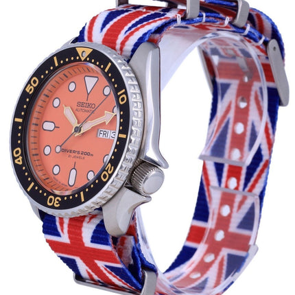 Seiko Automatic Diver's Japan Made Polyester SKX011J1-var-NATO28 200M Herreur