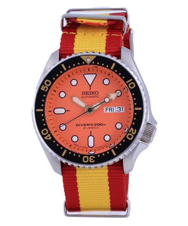 Seiko Automatic Diver's Japan Made Polyester SKX011J1-var-NATO29 200M Herreur