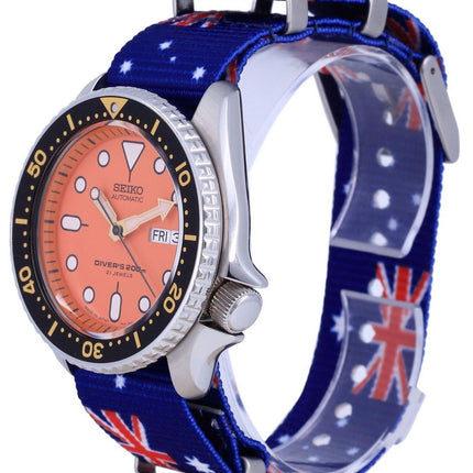 Seiko Automatic Diver's Japan Made Polyester SKX011J1-var-NATO30 200M Herreur