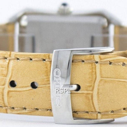 Seiko rektangulære multifunktions kvarts analoge SKY737P2 kvinders Watch