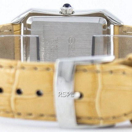 Seiko rektangulære multifunktions kvarts analoge SKY737P2 kvinders Watch