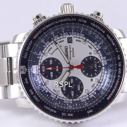 Seiko flyvning Alarm Chronograph pilotens SNA413P1 SNA413P SNA413
