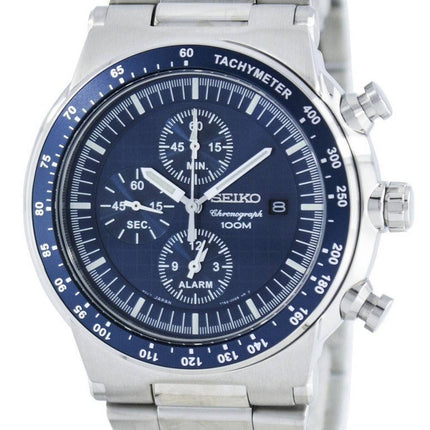 Seiko Quartz Chronograph Alarm SNAA43 SNAA43P1 SNAA43P Herreur