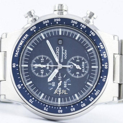 Seiko Quartz Chronograph Alarm SNAA43 SNAA43P1 SNAA43P Herreur
