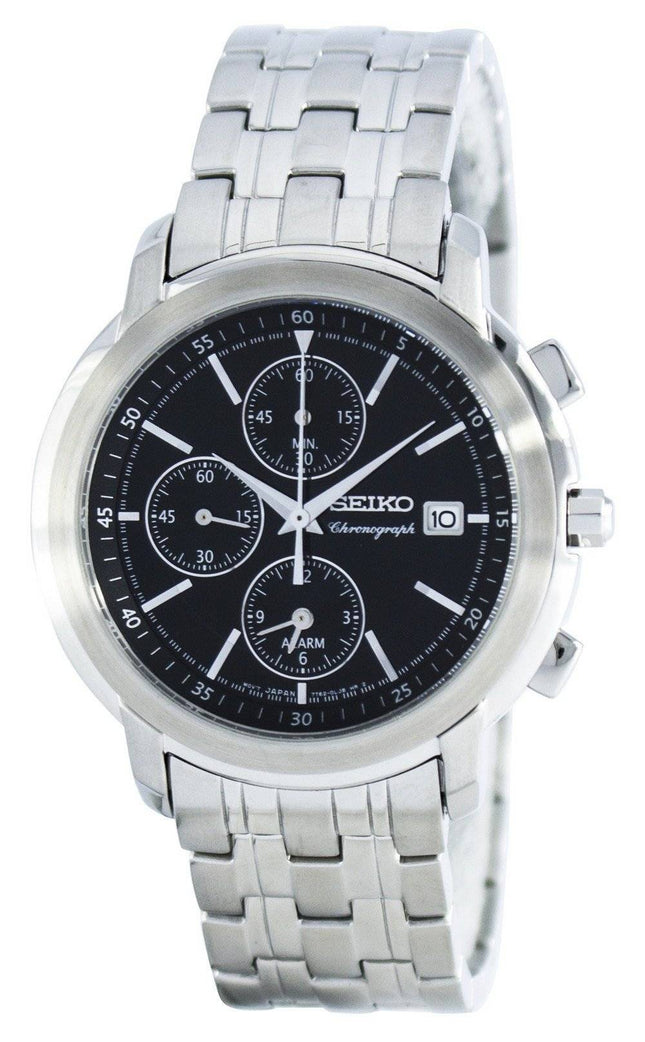 Seiko Chronograph Quartz Alarm SNAB83 SNAB83P1 SNAB83P Herreur