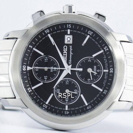 Seiko Chronograph Quartz Alarm SNAB83 SNAB83P1 SNAB83P Herreur