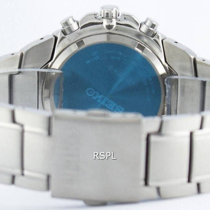 Seiko Titanium Chronograph Quartz Alarm Tachymeter SNAB91 SNAB91P1 SNAB91P Herreur