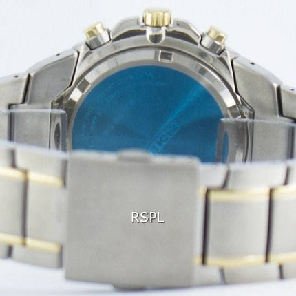Seiko Titanium Chronograph Quartz Alarm Tachymeter SNAB93 SNAB93P1 SNAB93P Herreur