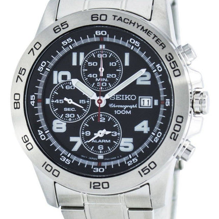 Seiko Quartz Alarm Chronograph Tachymeter SNAC53 SNAC53P1 SNAC53P Herreur