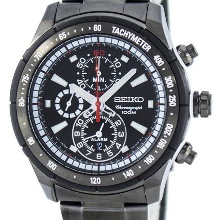 Seiko Quartz Alarm Chronograph Tachymeter SNAC91 SNAC91P1 SNAC91P Herreur