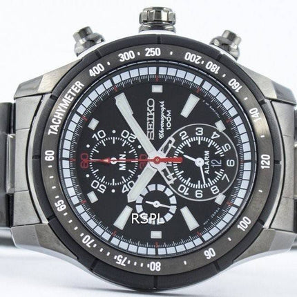 Seiko Quartz Alarm Chronograph Tachymeter SNAC91 SNAC91P1 SNAC91P Herreur