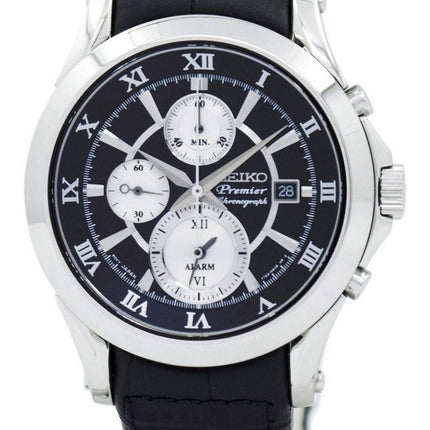 Seiko Premier Chronograph Alarm ur SNAD29P1 SNAD29P SNAD29
