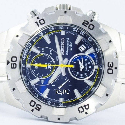 Seiko Quartz Alarm Chronograph Tachymeter SNAD33 SNAD33P1 SNAD33P Herreur