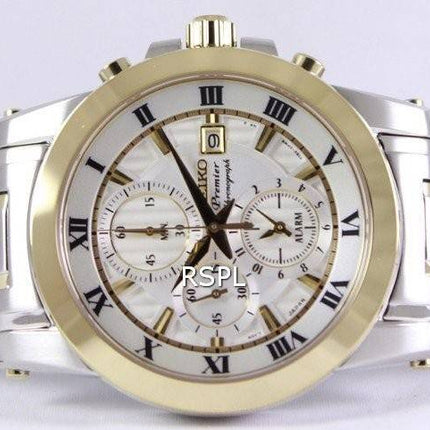 Seiko Premier Chronograph Alarm SNAF32P1 SNAF32P Herreur