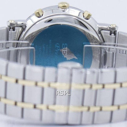 Seiko Premier Chronograph Quartz Alarm SNAF80 SNAF80P1 SNAF80P Herreur