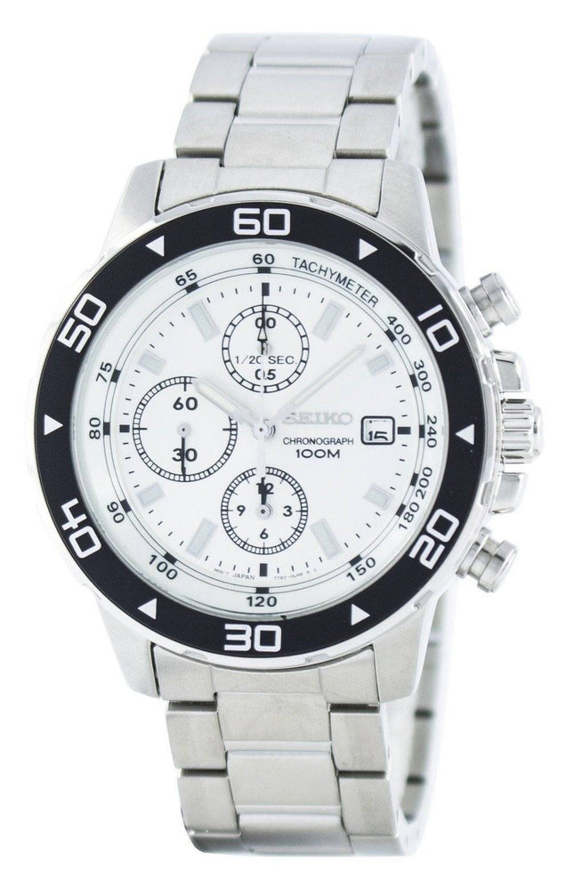 Seiko Quartz Chronograph Tachymeter SND797 SND797P1 SND797P Herreur