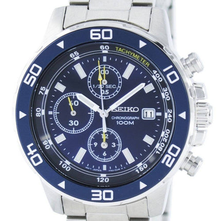 Seiko Quartz Chronograph Tachymeter SND799 SND799P1 SND799P Herreur