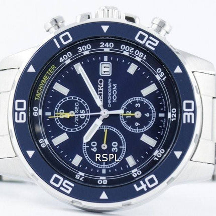 Seiko Quartz Chronograph Tachymeter SND799 SND799P1 SND799P Herreur