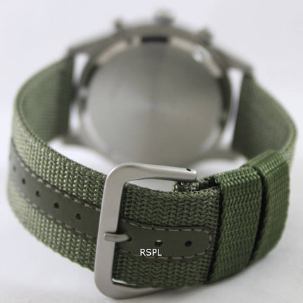 Seiko Chronograph Khaki Nylon rem SNDA27P1 SNDA27P Herreur