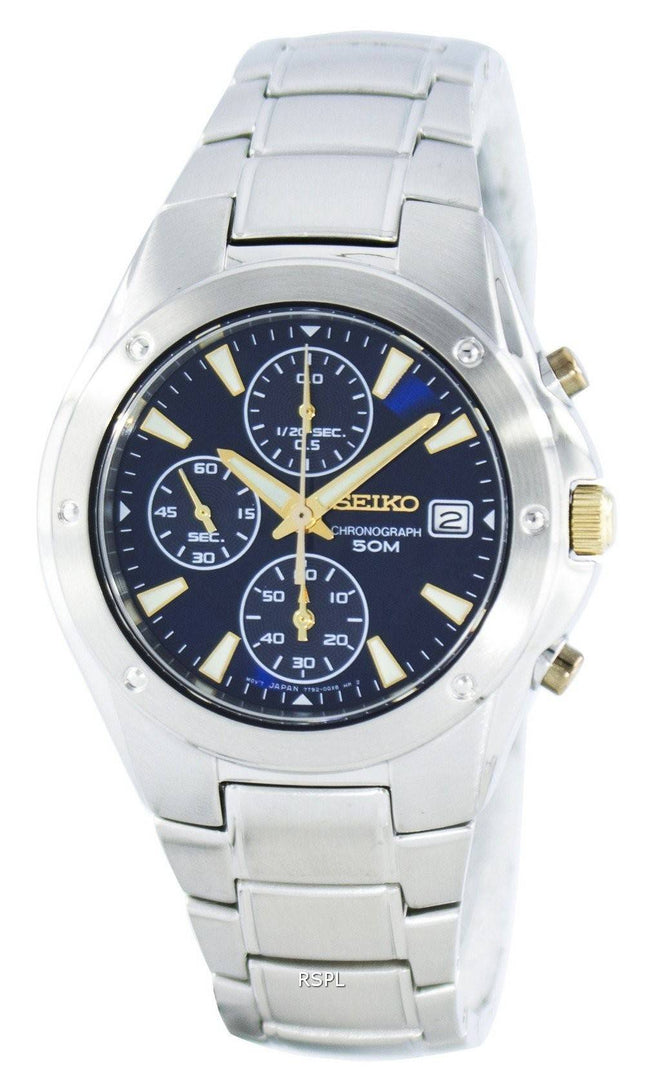 Seiko Quartz Chronograph SNDB01 SNDB01P1 SNDB01P Herreur