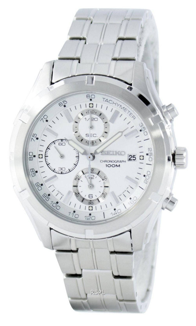 Seiko Quartz Chronograph Tachymeter SNDC35 SNDC35P1 SNDC35P Herreur