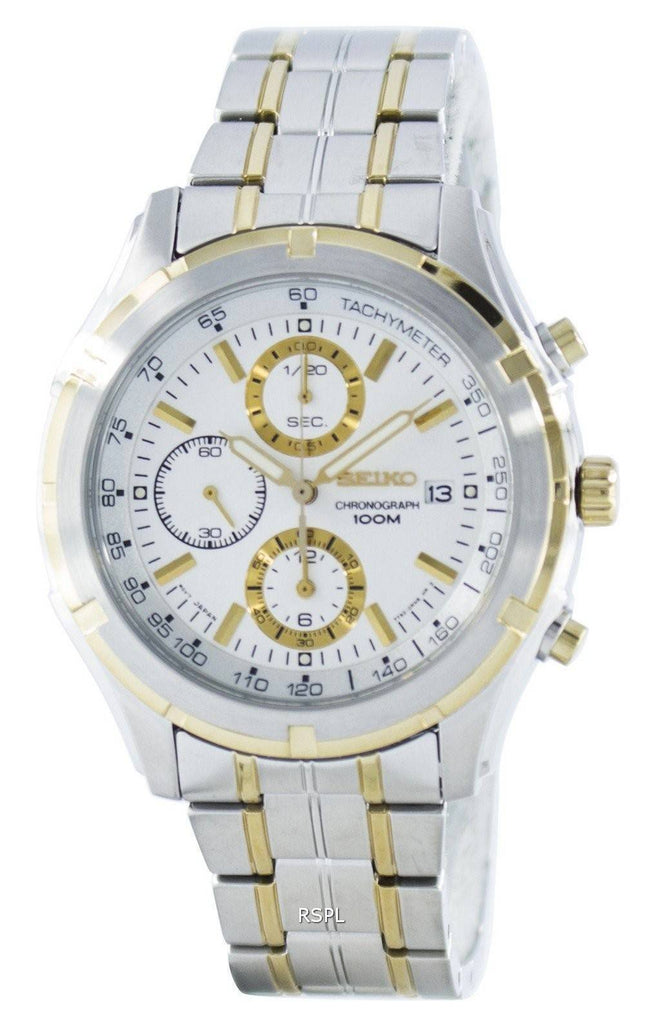 Seiko Quartz Chronograph Tachymeter SNDC38 SNDC38P1 SNDC38P Herreur