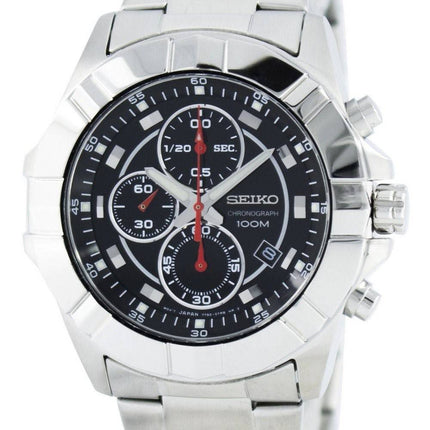 Seiko Herre kvarts Chronograph SNDD73 SNDD73P1 SNDD73P Herreur