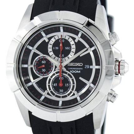 Seiko Herre kvarts Chronograph SNDE67 SNDE67P1 SNDE67P Herreur