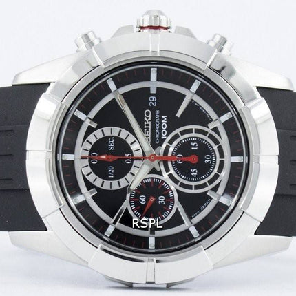 Seiko Herre kvarts Chronograph SNDE67 SNDE67P1 SNDE67P Herreur